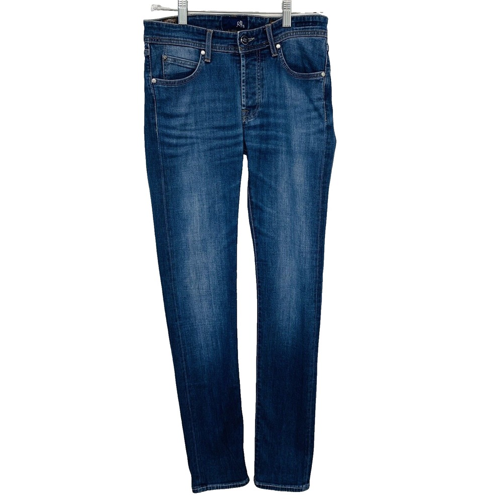 Roy Rogers Jeans Men 30 Slim Fit Button Fly Taper ‎ Western  Italy Inseam  31"